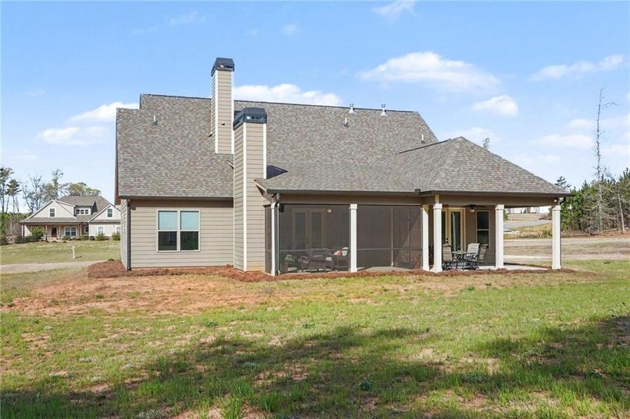 Exterior details and patio area of a home in , Williamson (Image 23).