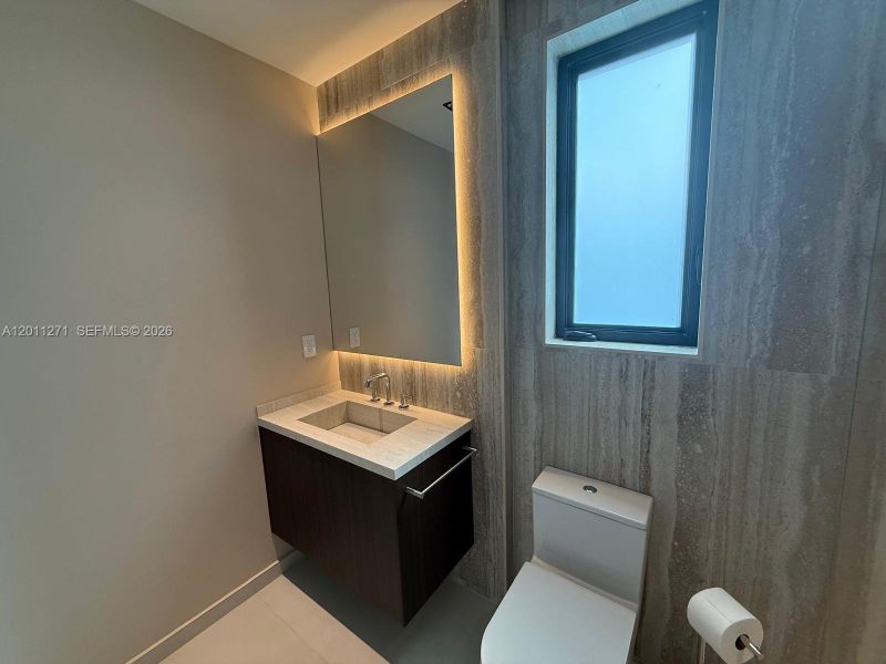 Furnished interior view inside a new home in , Miami (Image 15).