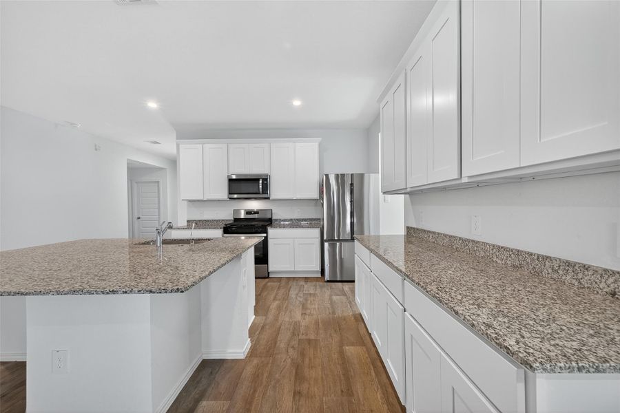 Furnished interior view inside a new home in Windstone on the Prairie, Richmond (Image 11).