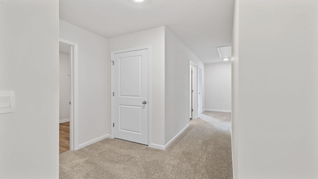 Spacious, unfurnished interior of a new home in Durbin Meadows, Fountain Inn (Image 23). Spacious, unfurnished interior of a new home in Durbin Meadows, Fountain Inn (Image 23).