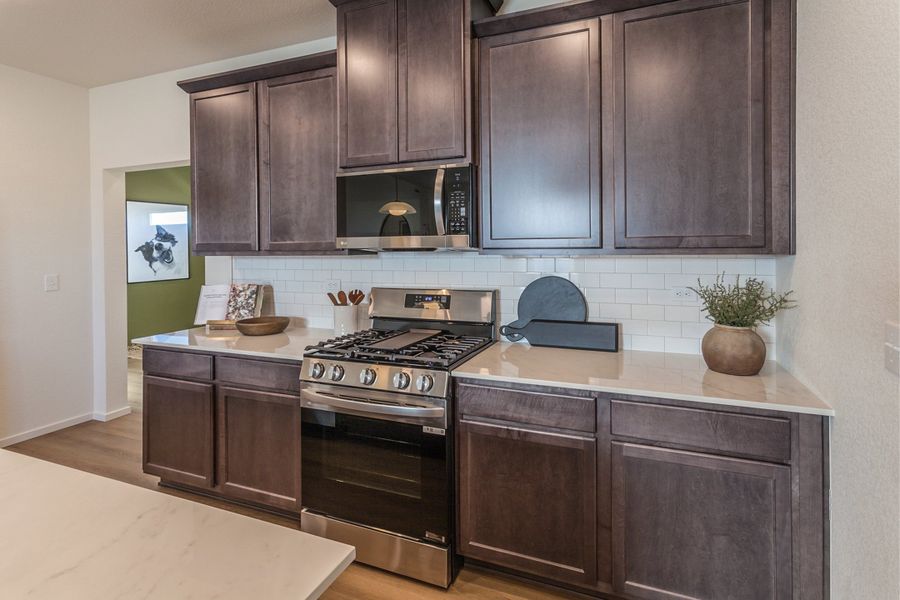 Representative furnished interior of a home built from the Armstrong by Hartford Homes in Bloom, Fort Collins (Image 15).