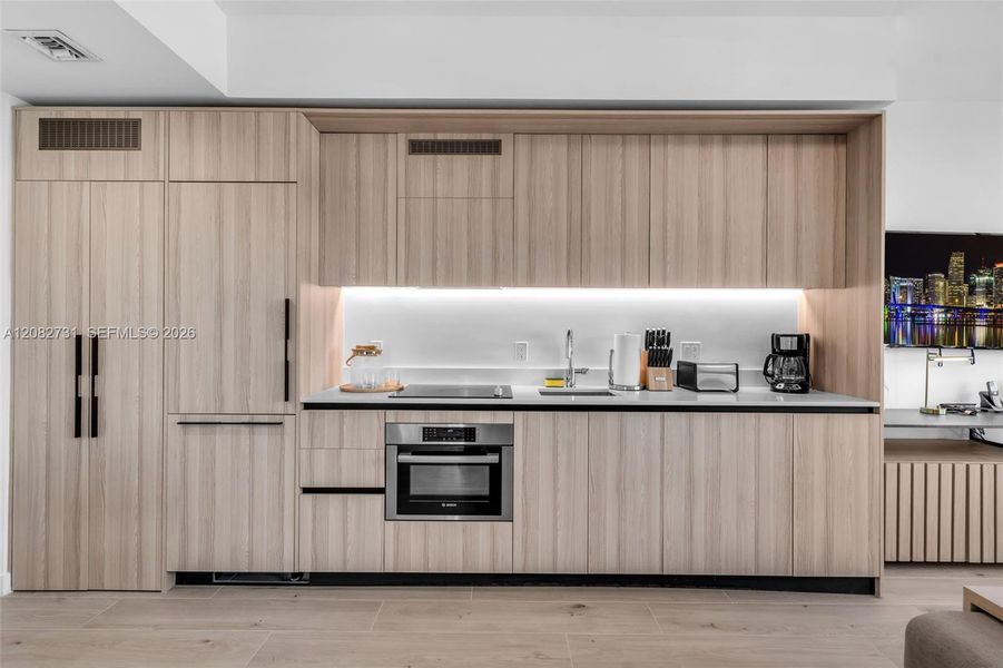 Furnished interior view inside a new home in , Miami (Image 4).