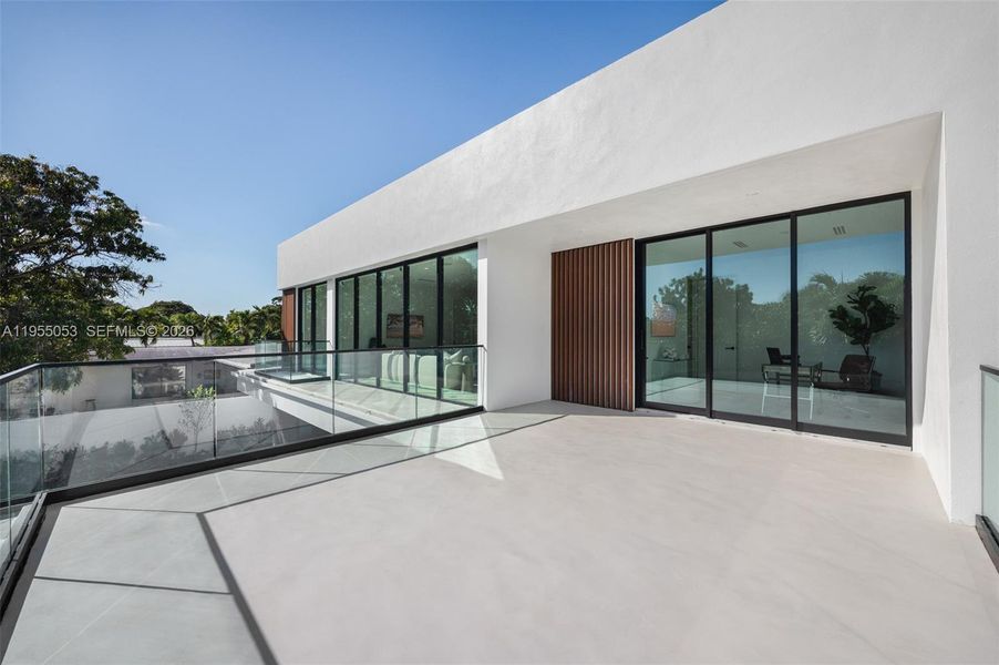 Exterior details and patio area of a home in , Miami (Image 22). Exterior details and patio area of a home in , Miami (Image 22).