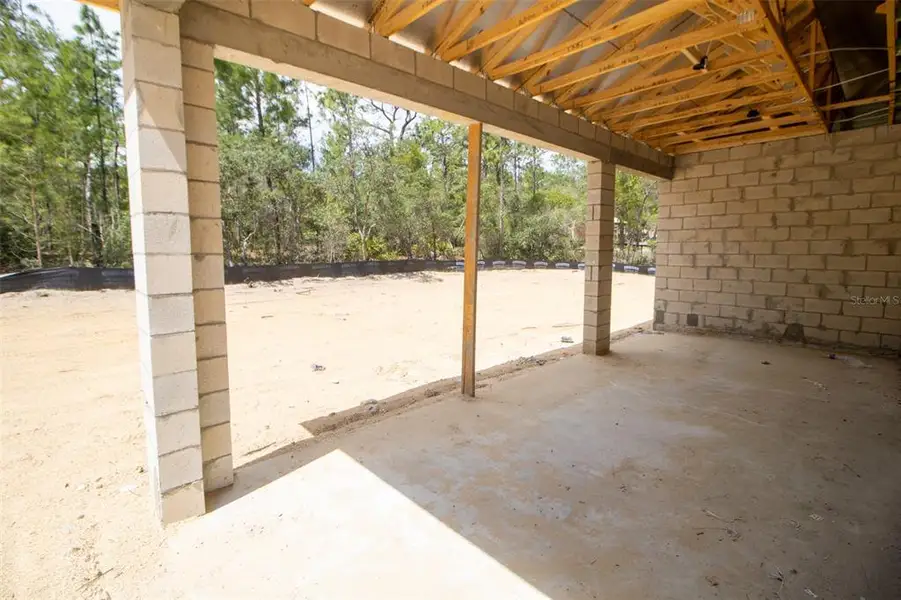 In-progress construction of a new home in Pine Ridge Estates, Beverly Hills, FL (Image 4).