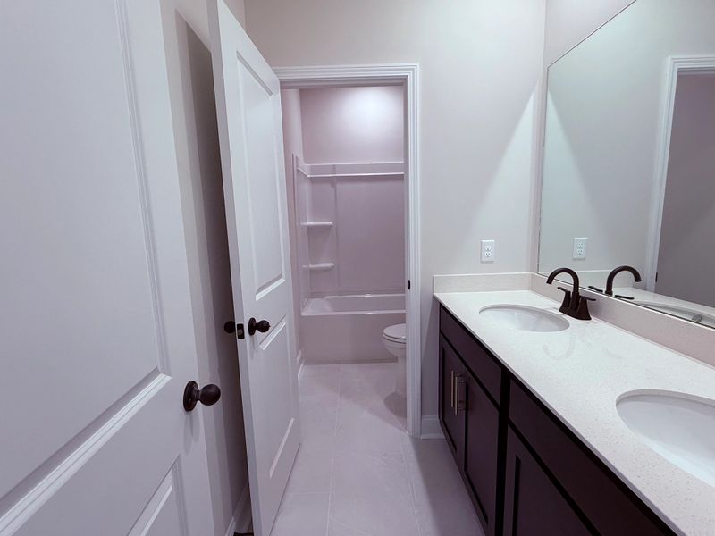 Furnished interior view inside a new home in Promenade at Clari Park, Murfreesboro (Image 10).