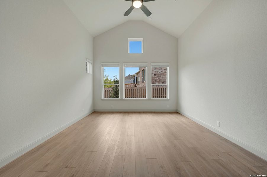 Spacious, unfurnished interior of a new home in Windsong - Reserve Series, Boerne (Image 32). Spacious, unfurnished interior of a new home in Windsong - Reserve Series, Boerne (Image 32).