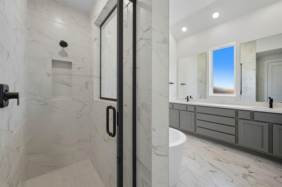 Furnished interior view inside a new home in Ridge Crossing, Waxahachie (Image 6). Furnished interior view inside a new home in Ridge Crossing, Waxahachie (Image 6).