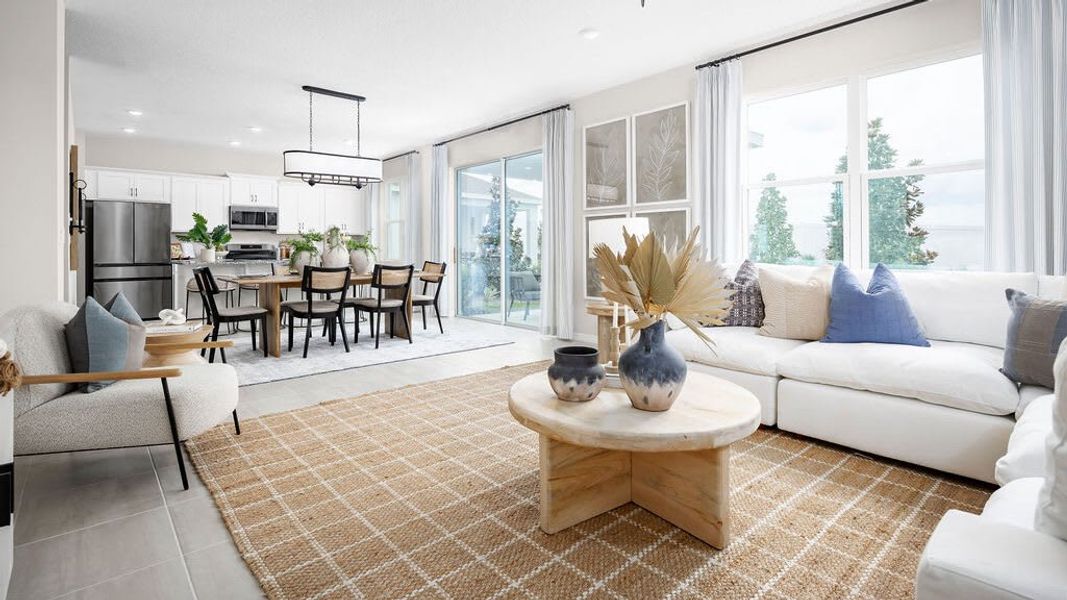 Living & Dining Room | Cape | Hodges Reserve | New Homes In Howey-in-the-Hills, FL by Landsea Homes Living & Dining Room | Cape | Hodges Reserve | New Homes In Howey-in-the-Hills, FL by Landsea Homes
