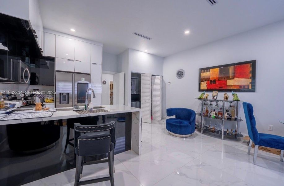 Furnished interior view inside a new home in , Miami (Image 30).