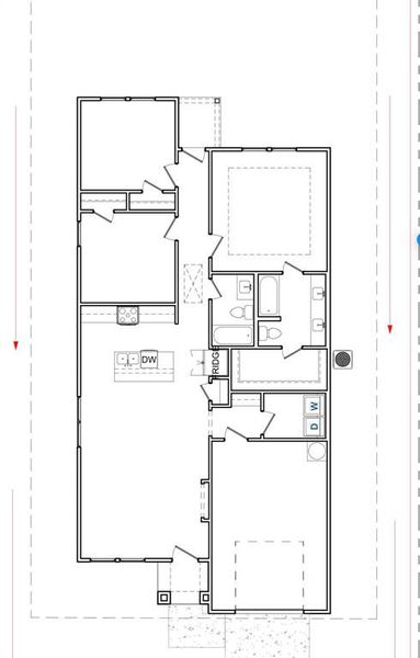 2D floor plan layout of this home in , Valley View, TX (Image 3). 2D floor plan layout of this home in , Valley View, TX (Image 3).