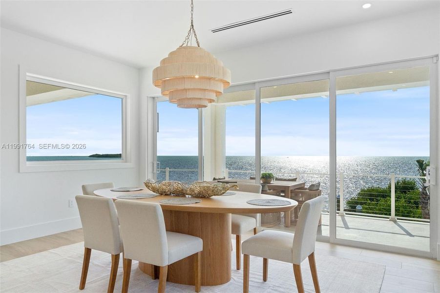 Furnished interior view inside a new home in , Key Largo (Image 50).