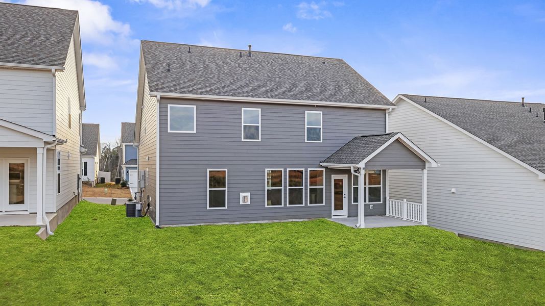 Exterior details and patio area of a home in Harrison Valley, Simpsonville (Image 22).