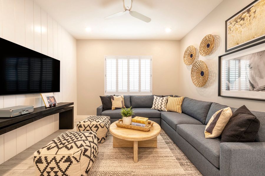 Representative furnished interior of a home built from the Aspen Plan 4512 by Tri Pointe Homes in Terraza, San Tan Valley (Image 10).