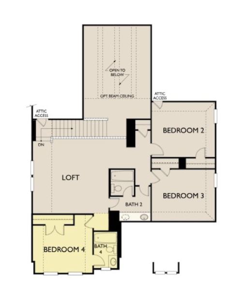 The Katy floorplan The Katy floorplan