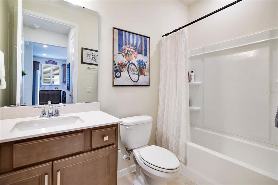 Furnished interior view inside a new home in Del Webb Oasis, Winter Garden (Image 27).