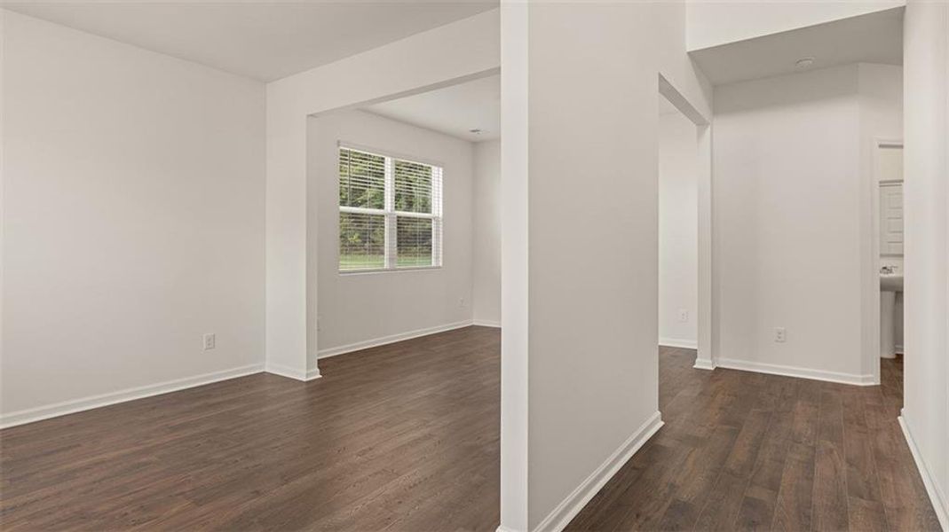 Spacious, unfurnished interior of a new home in Preserve at Dove Creek, Statham (Image 18).