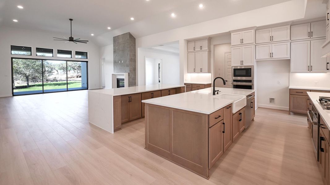 Furnished interior view inside a new home in The Preserve at Elm Creek, New Braunfels (Image 9).