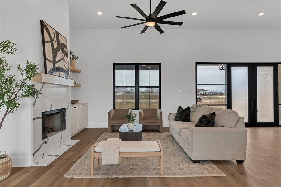 Furnished interior view inside a new home in , Joshua (Image 10).