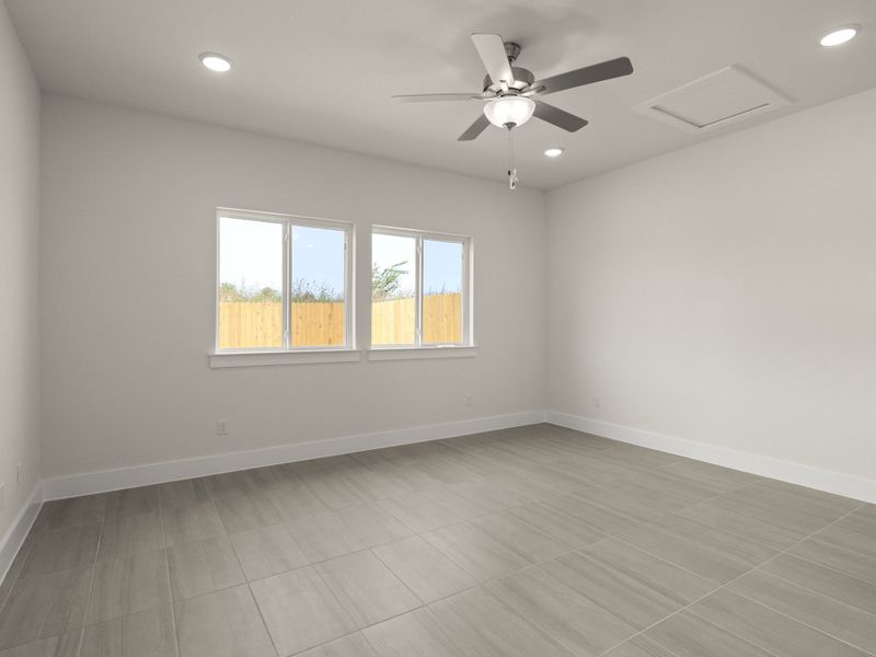 Spacious, unfurnished interior of a new home in Saddle Creek Twinhomes, Georgetown (Image 27).