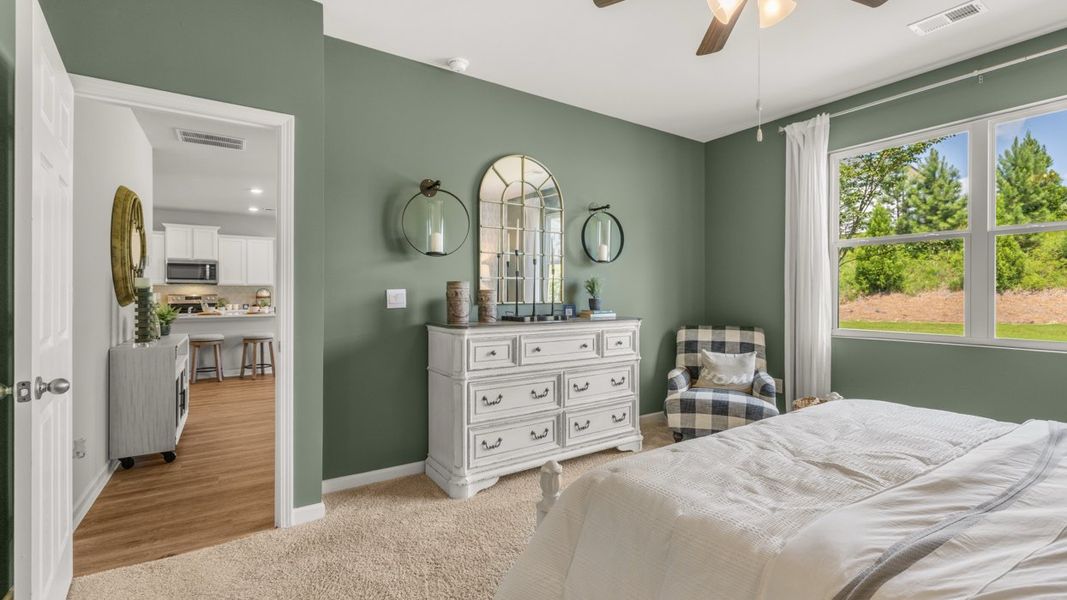 Representative furnished interior of a home built from the Elle by D.R. Horton in The Preserve at Agricultural Village, Perry (Image 23).