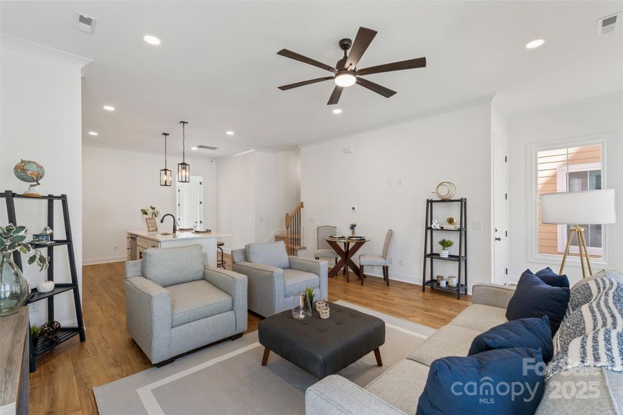 Furnished interior view inside a new home in , Kannapolis (Image 26).
