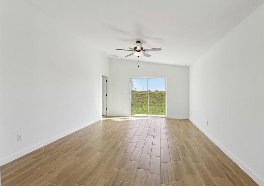 Be the host with the most in the spacious family room