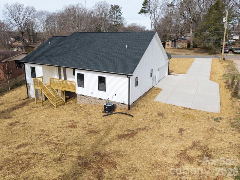 Exterior details and patio area of a home in , Hickory (Image 16). Exterior details and patio area of a home in , Hickory (Image 16).