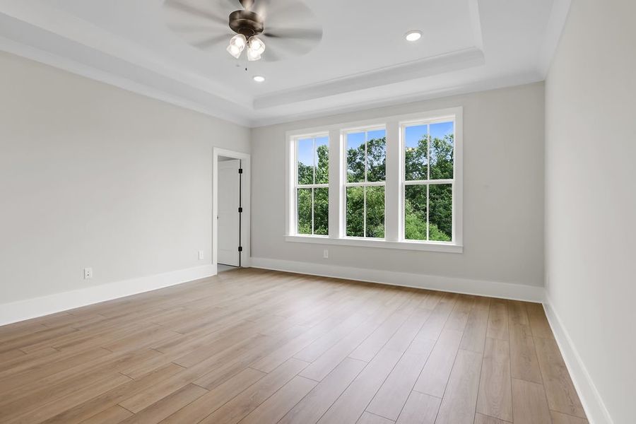 Spacious, unfurnished interior of a new home in Echo Park, Suwanee (Image 23). Spacious, unfurnished interior of a new home in Echo Park, Suwanee (Image 23).