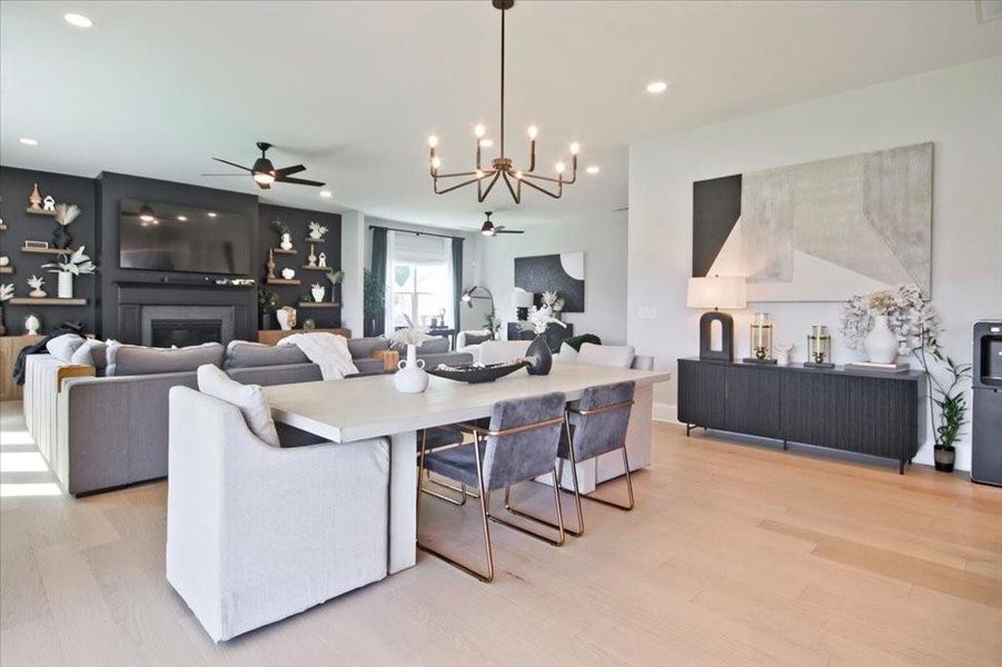 Furnished interior view inside a new home in , Cumming (Image 46).