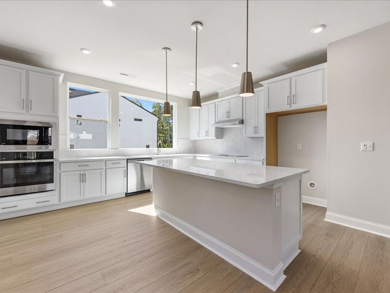 Furnished interior view inside a new home in Archer Row, Charlotte (Image 6).