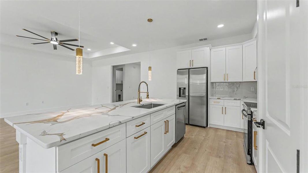 Furnished interior view inside a new home in , Davenport (Image 10).