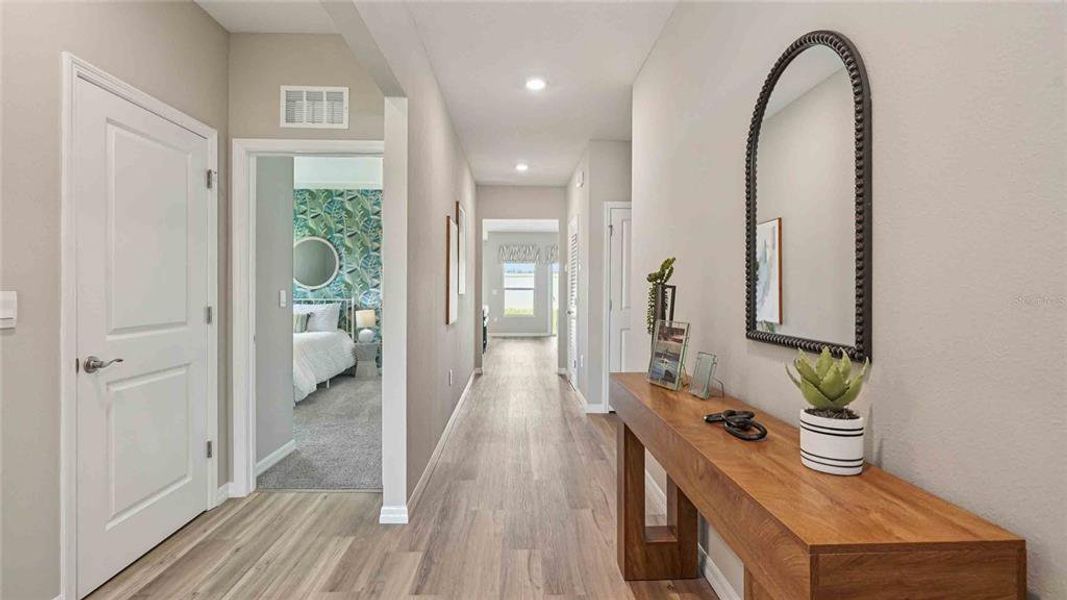 Furnished interior view inside a new home in Avalon Woods, Newberry (Image 14).