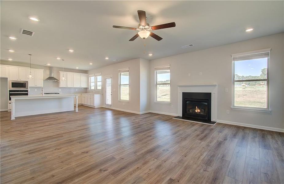 Spacious, unfurnished interior of a new home in Grandview at Millers Mill, Stockbridge (Image 24). Spacious, unfurnished interior of a new home in Grandview at Millers Mill, Stockbridge (Image 24).