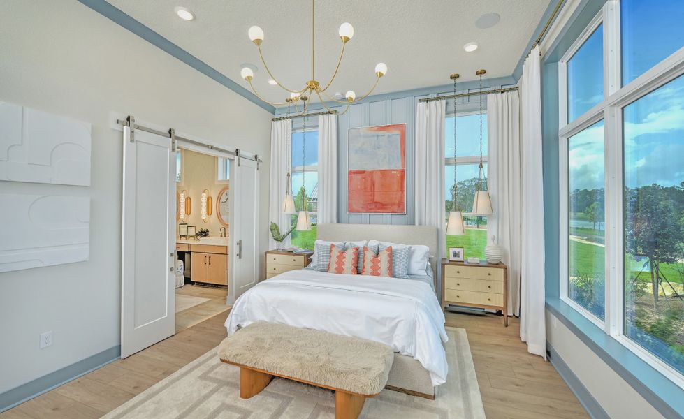 Furnished interior view inside a new home in Weslyn Park at Sunbridge, St. Cloud (Image 19).