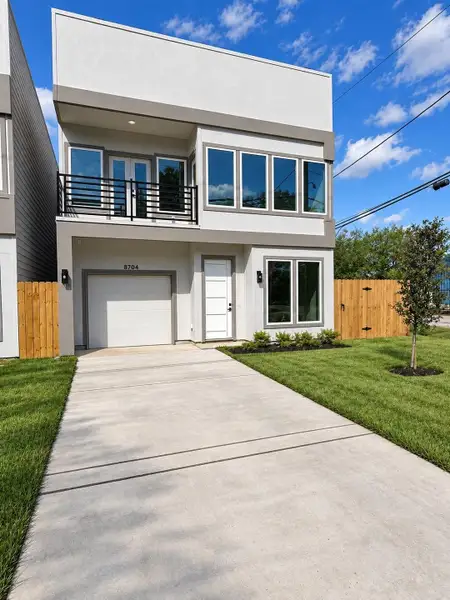Exterior details and patio area of a home in , Houston (Image 2). Exterior details and patio area of a home in , Houston (Image 2).