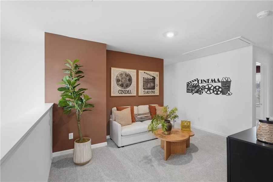 Furnished interior view inside a new home in Crossvine Village, LaGrange (Image 19).