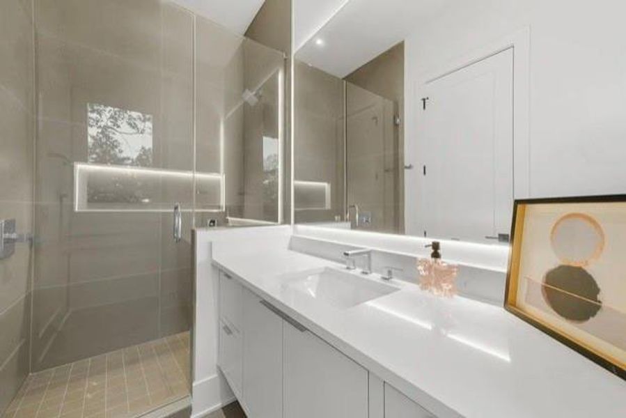 Furnished interior view inside a new home in , Brookhaven (Image 10).