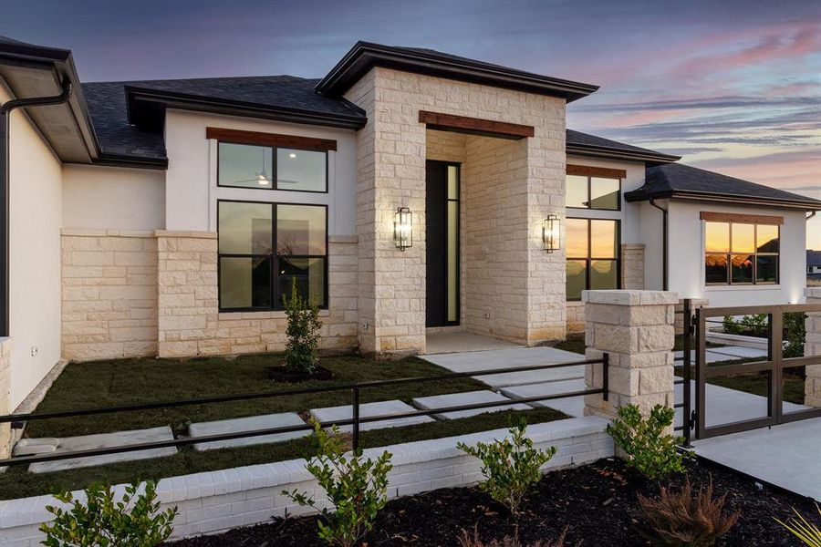 Exterior details and patio area of a home in , Heath (Image 22).