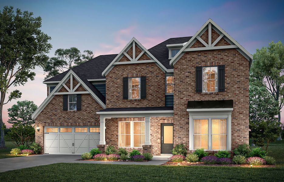 Representative exterior photo of a completed home built from the Woodward by Pulte Homes in Riversprings, Dacula, GA (Image 20).