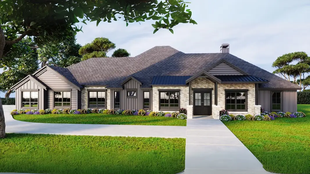 Front exterior of a home in the Arborwood community, located in Waller, TX (Image 1). Front exterior of a home in the Arborwood community, located in Waller, TX (Image 1).