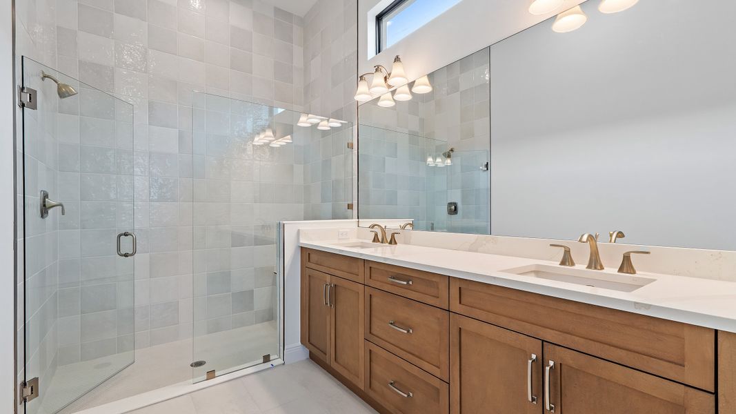 Furnished interior view inside a new home in Rivella, Port St. Lucie (Image 9).