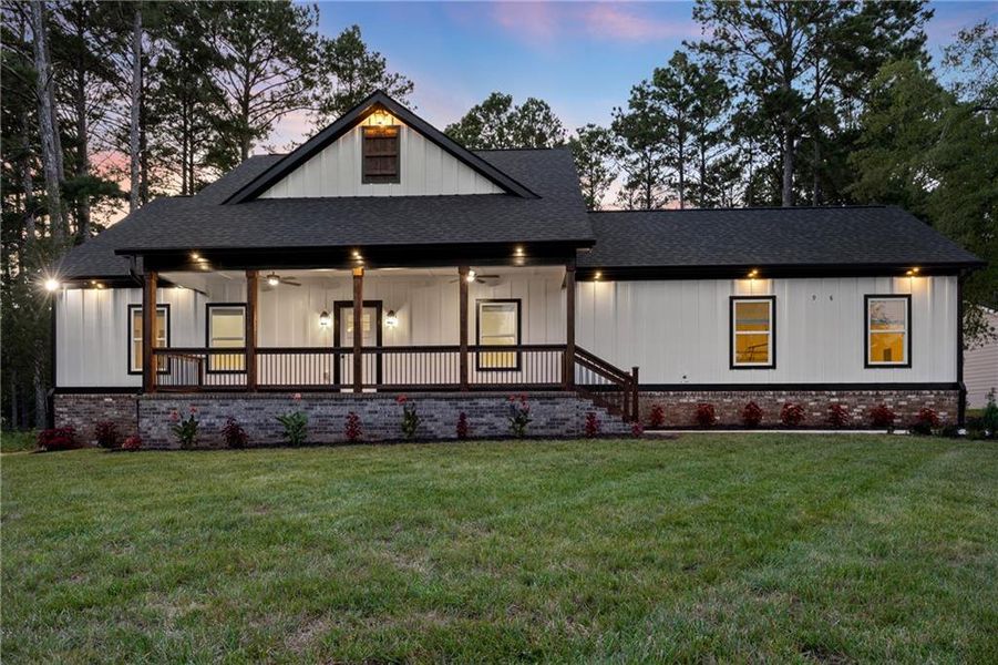Front exterior of a new home in , Monroe, GA, highlighting curb appeal (Image 21). Front exterior of a new home in , Monroe, GA, highlighting curb appeal (Image 21).
