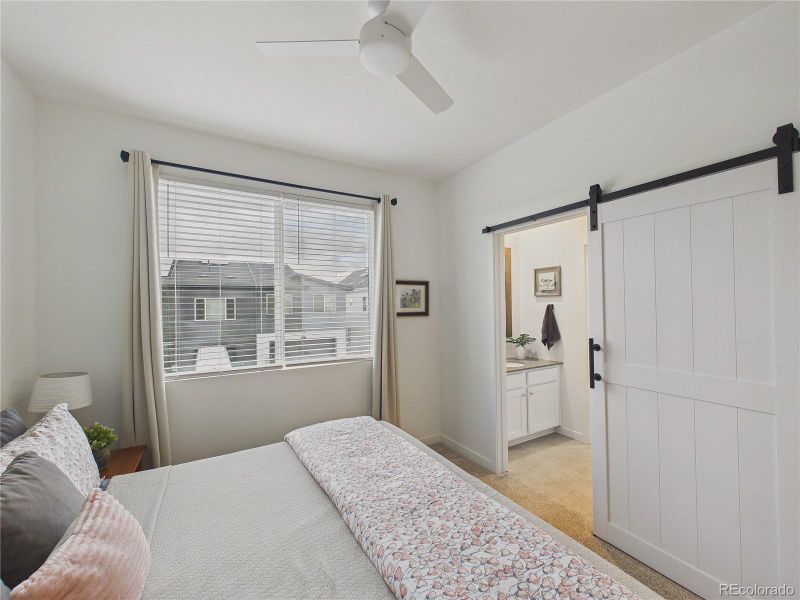 Furnished interior view inside a new home in Whisper Village, Arvada (Image 22).