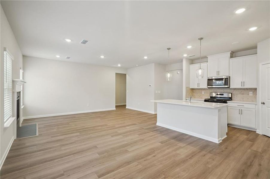 Spacious, unfurnished interior of a new home in Parkside at Grayson, Grayson (Image 36).