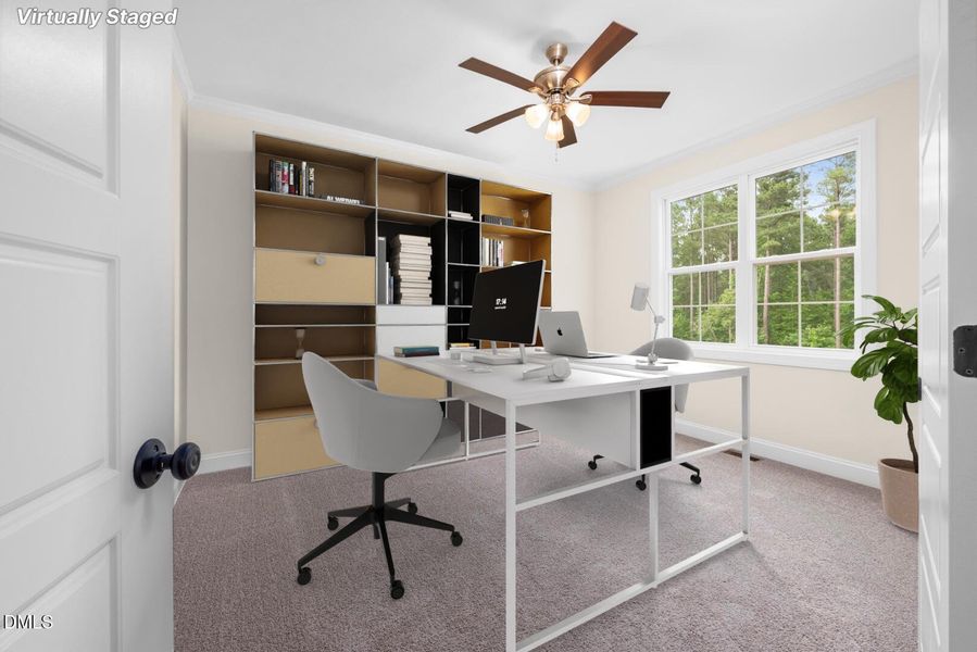 Staged Office Staged Office