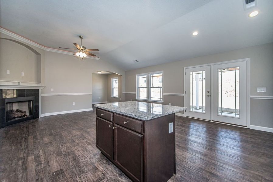 Representative furnished interior of a home built from the Bishop by Enchanted Homes in Arcadia Village, Spartanburg (Image 14).