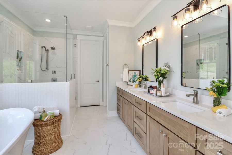 Furnished interior view inside a new home in , Sherrills Ford (Image 18).