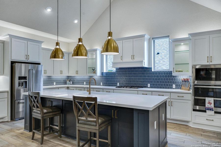 Furnished interior view inside a new home in Balcones Creek 70', Boerne (Image 35).