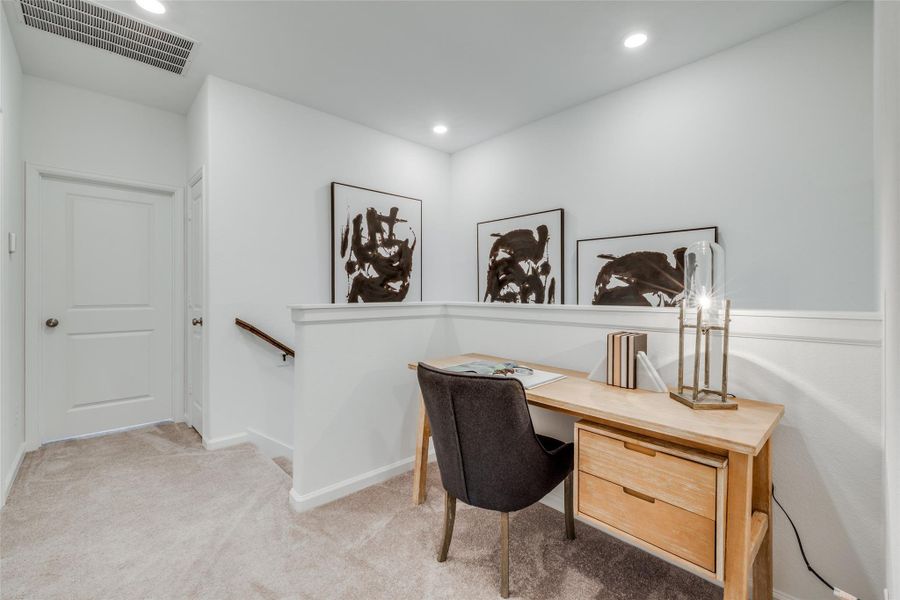 Furnished interior view inside a new home in Bridgeland, Cypress (Image 8).