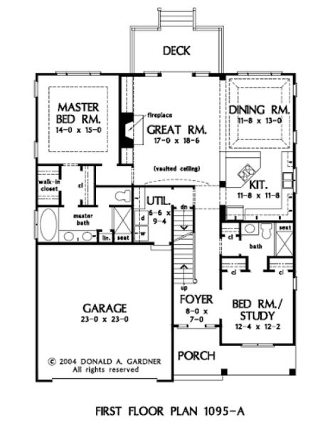 2D floor plan layout for the The Stratton by Bamford and Company in Rowland Springs, Cartersville, GA (Image 3).